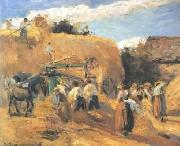 Camille Pissarro Threshing Machine Germany oil painting artist